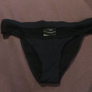 Black bikini bottoms